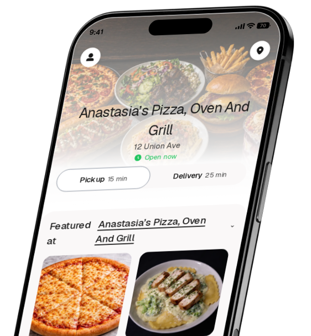 Anastasia’s Pizza, Oven And Grill app preview