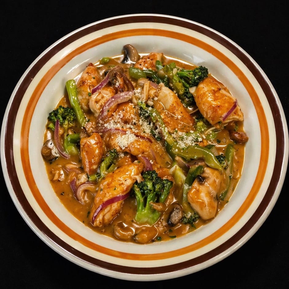 Chicken Stir Fry Dinner.