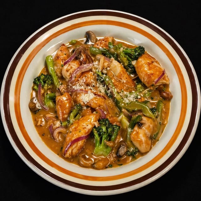 Chicken Stir Fry Dinner.