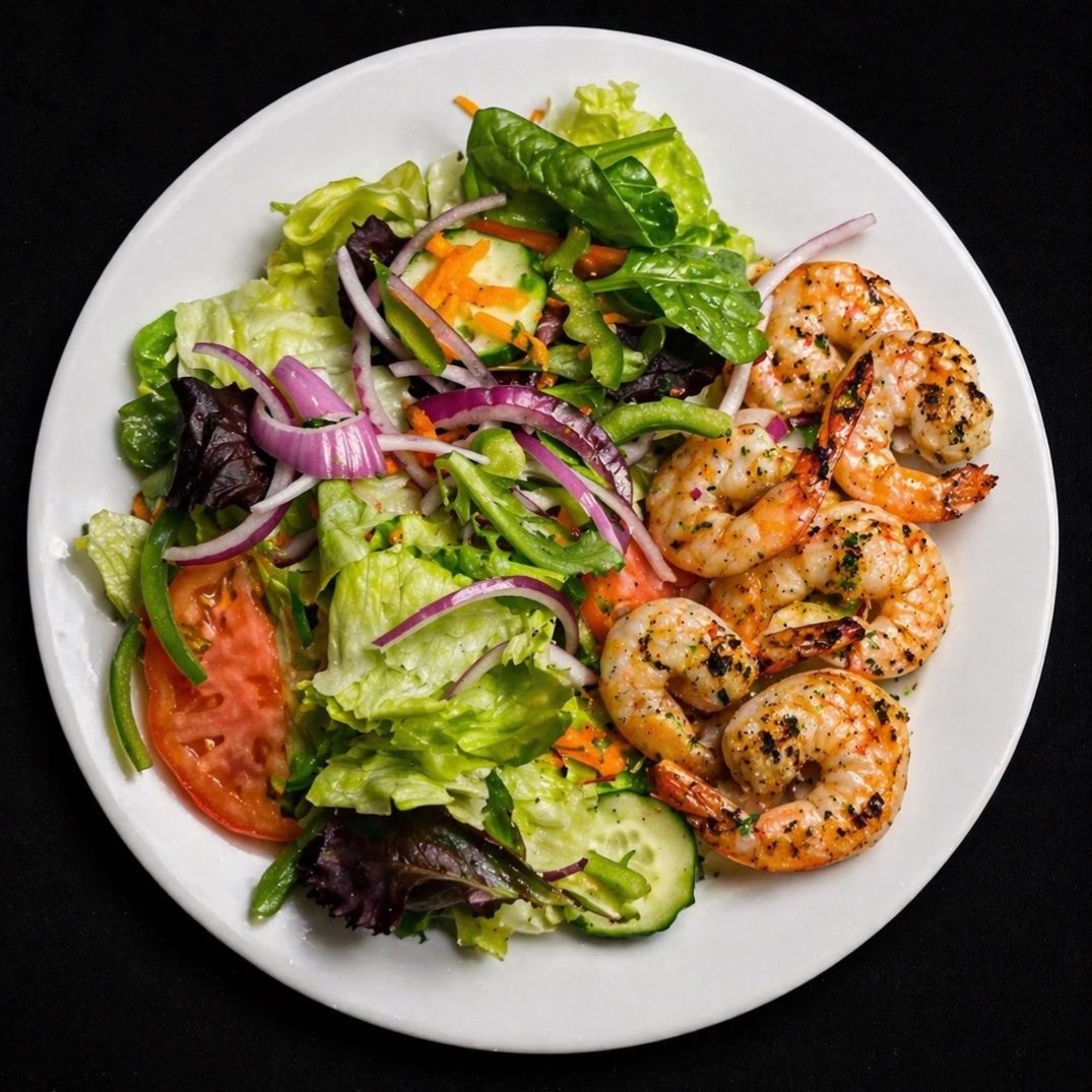 Grilled Shrimp Salad.
