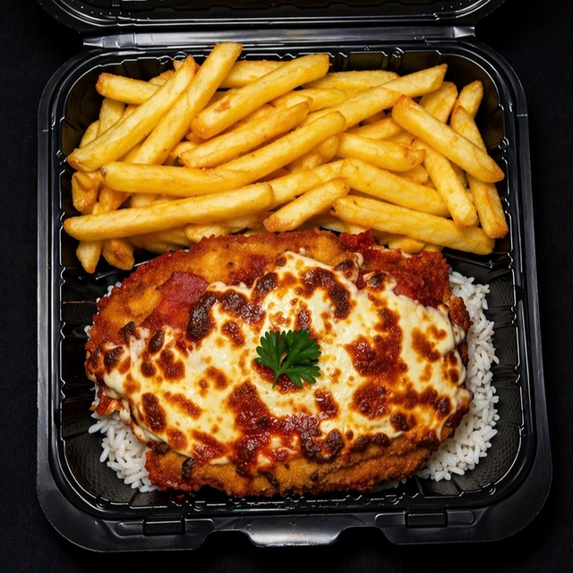 Chicken Parmigiana.
