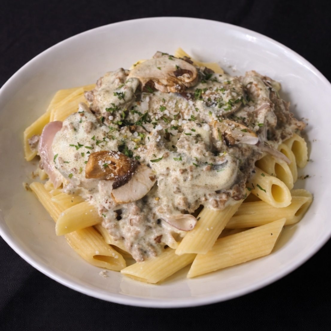 Beef Stroganoff Pasta.