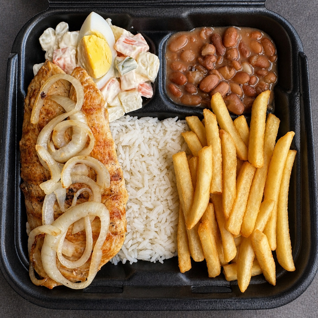 Frango Acebolado.
