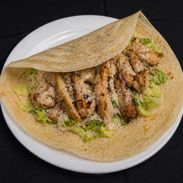 Grilled Chicken Caesar Wrap.