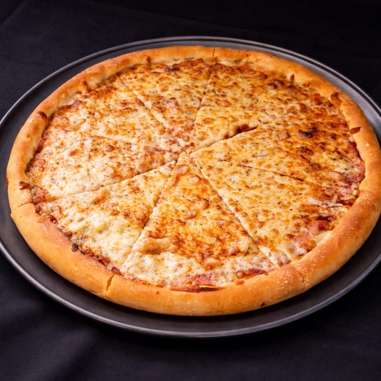 Savor our cheese pizza