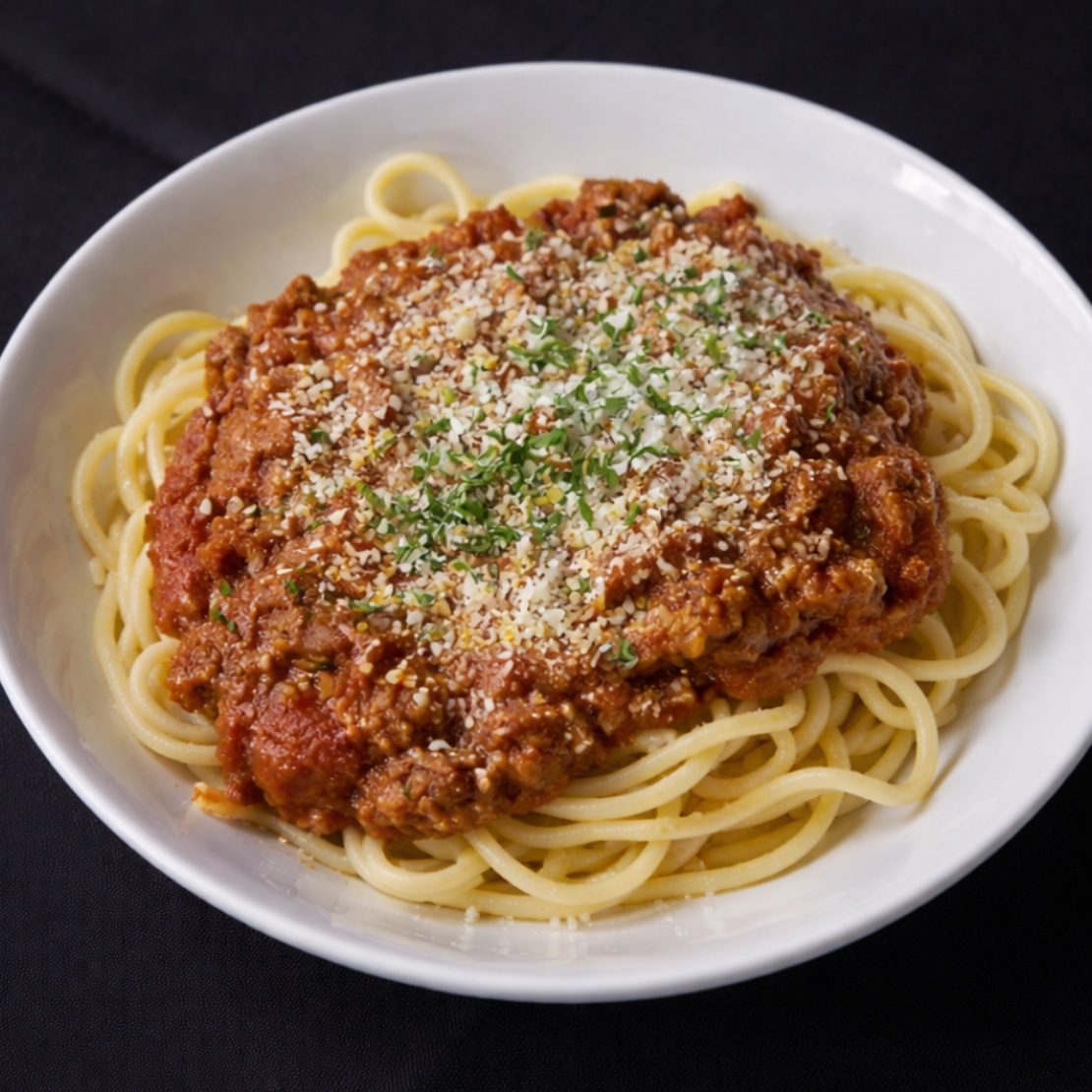Pasta Bolognese.