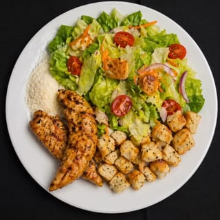 Chicken Souvlaki Plate Dinner